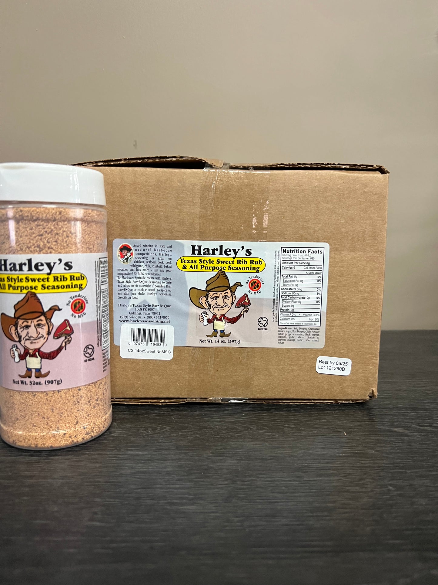 Harley's Case of 14oz Sweet No MSG 12pac