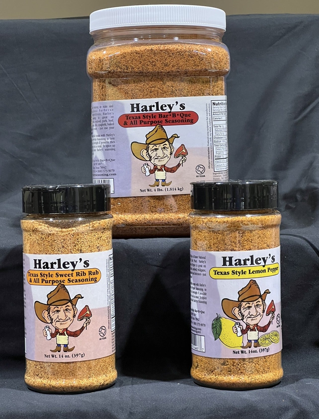 Regular Seasoning 1/2 Gallon Regular Bundle – Harley's Texas Style BBQ Seasoning