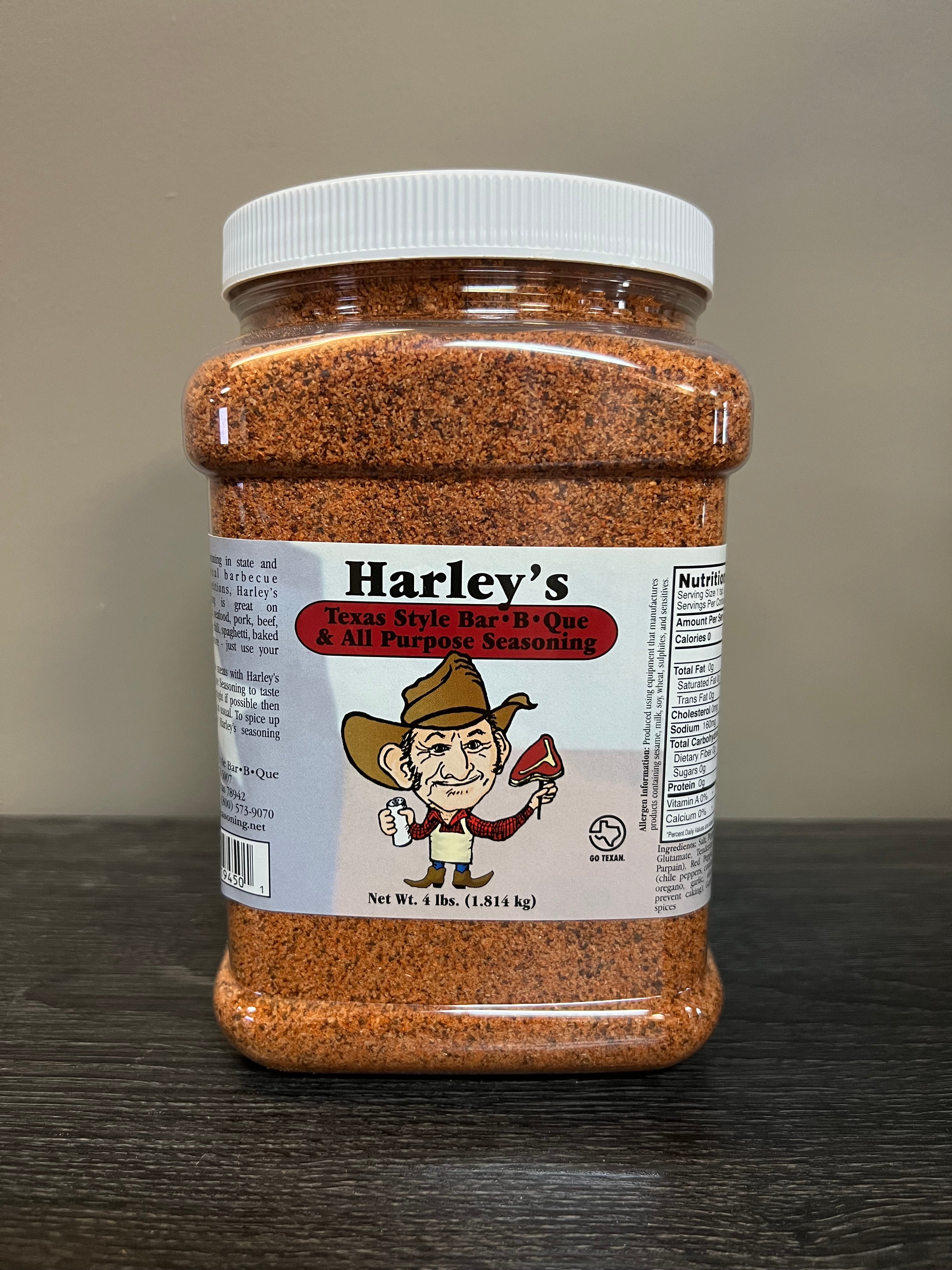 Regular Seasoning Harley's Half Gallon Regular – Harley's Texas Style BBQ Seasoning