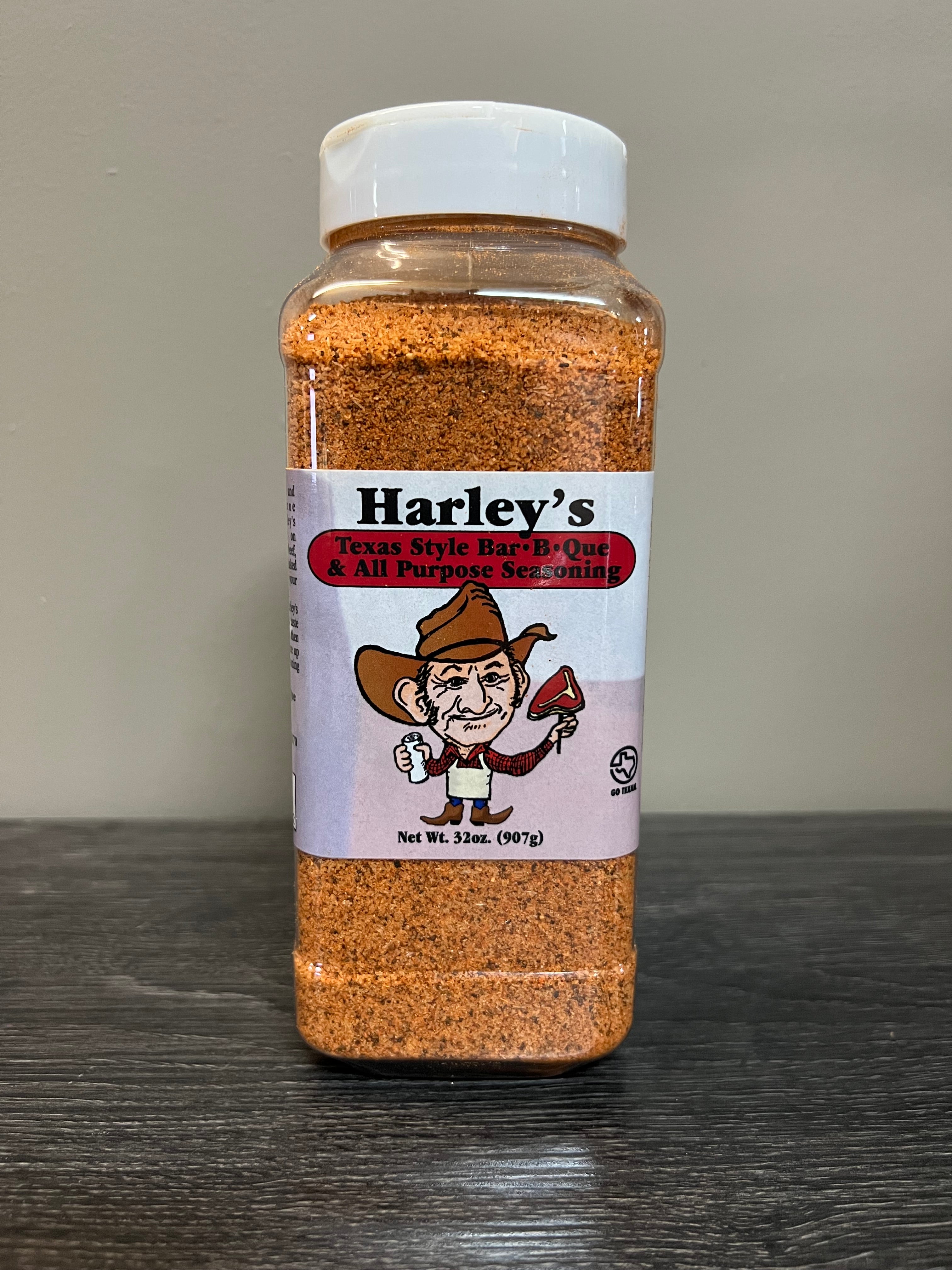 Regular Seasoning Harley's 32oz Regular – Harley's Texas Style BBQ Seasoning